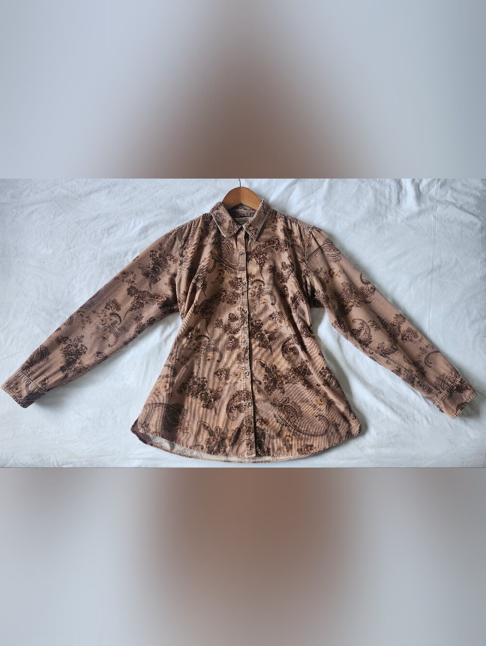 Vintage Paisley Print Whimsical Fairycore Shirt